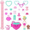 Polly Pocket Polly Κούκλα Με Αξεσουάρ & Μπρελόκ Μεγάλο Pack-3 Σχέδια (JKR51) (3)