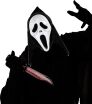 WM Μάσκα Screaming Ghost Με Κουκούλα (14383) (1)