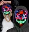 WM Μάσκα Colored Led Scary (30333) (1)