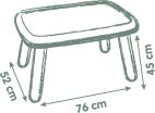 Smoby Life Τραπεζάκι Kid Table Green (7/880408) (2)