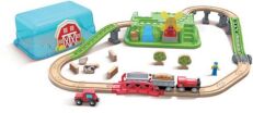 Hape Railway Ξύλινος Σιδηρόδρομος Countryside Bucket Set (E3772A) (0)