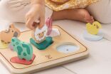 Hape Happy Puzzles Ξύλινο Παζλ Ζωάκια Animal Noise-Puzzle Anna (E8536X) (2)