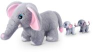 Zuru Λούτρινo Pets Alive Mama Elephant & Baby (9570) (0)