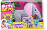 Zuru Λούτρινo Pets Alive Mama Elephant & Baby (9570) (1)