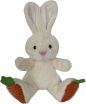 ZEC Λούτρινο Λαγός με Καρότο 'Ασπρος 25cm (FX250318) (0)