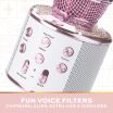 ThreeSixty Μικρόφωνο Karaoke Bluetooth Ροζ (1103021860) (2)