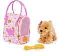 Pucci Pups Λούτρινο Σκυλάκι Cocker Spaniel & Τσάντα Μεταφοράς With Pink Crown (ST8433Z) (0)