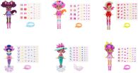 Jakks Pacific Queens Κούκλα Wild & Αξεσουάρ-6 Σχέδια (10392J) (3)