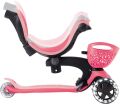 Globber Scooter Go.Up Baby Lights 360 Coral Pink (844-210) (3)