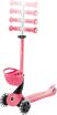 Globber Scooter Go.Up Baby Lights 360 Coral Pink (844-210) (5)