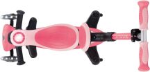 Globber Scooter Go.Up Baby Lights 360 Coral Pink (844-210) (6)