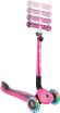 Globber Scooter Go Up Deluxe Lights Deep Pink (646-110) (6)