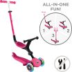 Globber Scooter Go.Up Active Lights Funchsia (744-110) (12)
