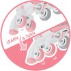 Globber Inline Skates 2 In 1 No 30-33 Pastel Pink (783-210) (9)