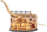 CubicFun Παζλ 3D LED Ξύλινο Natural Museum-Brachiosaurus 216Τμχ (L544h) (1)