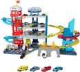 Majorette Γκαράζ Double Track 4 Levels+4 Αυτοκίνητα (8502009002) (0)