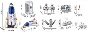 Λαμπάδα BW Σετ Space Διαστημικός Σταθμός Playset (H323-2) (2)