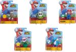 Jakks Pacific Φιγούρα 4'' Super Mario W.40-5 Σχέδια (424424-6) (2)