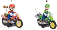 Jakks Pacific Super Mario Galaxy Movie Φιγούρες 2.5'' & Vehicle W.1-2 Σχέδια (432324) (1)