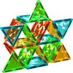 Geomag Magnetic Tiles Gems 60pcs. (PF.224.103.00) (5)
