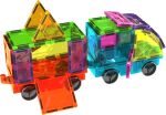 Geomag Magnetic Tiles Gems Vehicles 24pcs. (PF.224.211.00) (4)