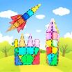 Picasso Tiles Magnetic Rocket Booster Set 32Τμχ (PT32) (1)