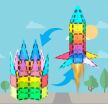 Picasso Tiles Magnetic Rocket Booster Set 32Τμχ (PT32) (2)