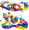 Picasso Tiles Magnetic Building Racing Track Set 80Τμχ (PTR80) (2)