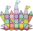 Picasso Tiles Pastel Glitter Building Set 48Τμχ (PTJ48) (1)