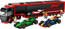 LEGO City F1 Truck With RB20 & AMR24 F1 Cars (60445) (1)