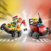LEGO City Pizza vs. Fire Truck Race Car (60458) (2)