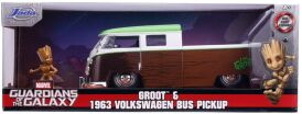 Jada Marvel Groot 1963  Volkswagen Bus Pickup 1:24 Και Φιγούρα (253225013) (1)
