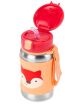Skip Hop Stainless Steel-Fox Παγούρι Με Καλαμάκι (29-2903011-32/9S892110) (1)