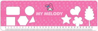 My Melody Μπλοκ Ζωγραφικής 23x33 40 Φύλλων Με Αυτοκόλλητα Στένσιλ-2 Σχέδια (000490141) (3)