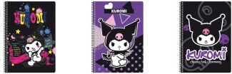 Kuromi 26 Τετράδιο Spiral 2 Θεμάτων 17X25-3 Σχέδια-1Τμχ (26202) (0)