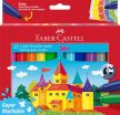 Faber Castell Μαρκαδόροι Χοντροί Super Washable Σετ 12Τμχ (12311000) (0)