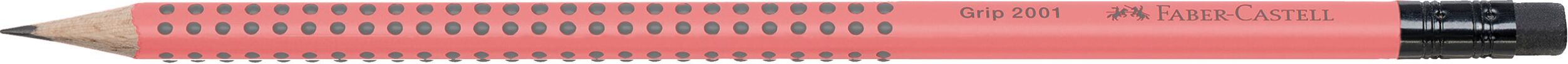 Faber Castell Μολύβι Grip Με Γόμα Κοραλί HB (12311174) (0)