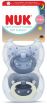 Nuk Πιπίλα Σ M2 Classic Day & Night Με Θήκη 2Τμχ Μπλε (10176383) (0)