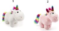 Λούτρινος Fluffy Μονόκερος 34cm-2 Σχέδια (20756) (1)