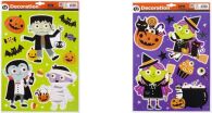 Αυτοκόλλητα Halloween Παραθύρου Glitter 41Χ29cm-2 Σχέδια-1Τμχ (5903) (0)