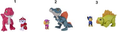 Paw Patrol Dino Movie Κουτάβια & Δεινόσαυροι-3 Σχέδια (6076337) (1)