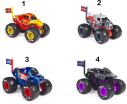 Monster Jam Όχημα 1:4 Marvel-5 Σχέδια-1Τμχ (6069960) (1)