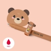 Legami Erasable Pen Teddy Bear-Red Ink (EP0024) (2)