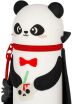 Legami Halloween Κασετίνα-Μολυβοθήκη-Kawaii 2 In Soft Silicone-Panda Bam-Boo (KA0029) (2)