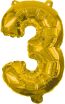 Foil Μπαλόνια Χρυσά No3 85cm (91187) (0)