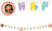 Γιρλάντες Happy Birthday Gabbys Dollhouse 1Τμχ (95761) (0)