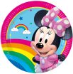 Πιάτα Μεγάλα Minnie Rainbow Makes Me Smile 23cm 8Τμχ (97238) (0)