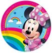 Πιάτα Μεσαία Minnie Rainbow Makes Me Smile 20cm 8Τμχ (97239) (0)