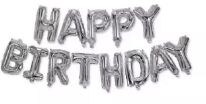 Μπαλόνι Foil Happy Birthday Silver (93791) (0)
