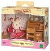 Sylvanian Families Chocolate Rabbit Αδερφή & Σετ Γραφείου (5016) (1)